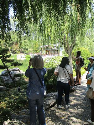 Retirees at The Huntington Chinese Garden